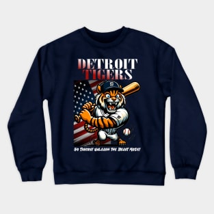 Detroit tigers american baseball Crewneck Sweatshirt